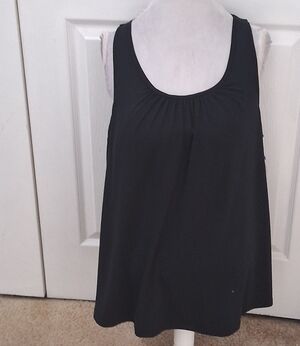 NWT Marika Black Sleeveless Workout Top   Size XXL